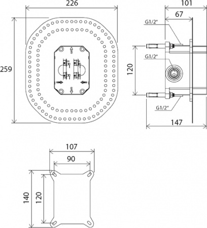  Ravak Classic CL 065.00   