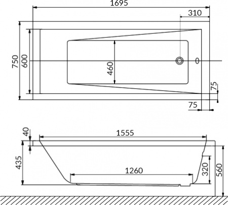   Excellent Wave WAEX.WAV170.75.NANO 170x75