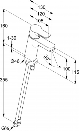  Kludi Pure&Easy 372920565  