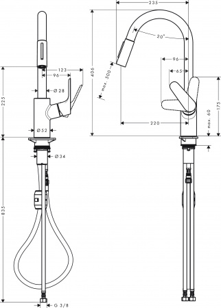  Hansgrohe Focus M41 31833800   , 