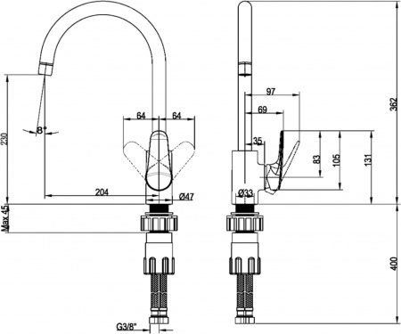  Villeroy & Boch O.novo Start TVK10510111061   