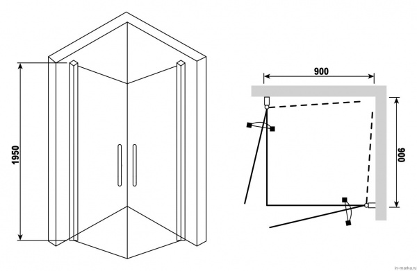   RGW Leipzig LE-31 900x900x1950,  ,  