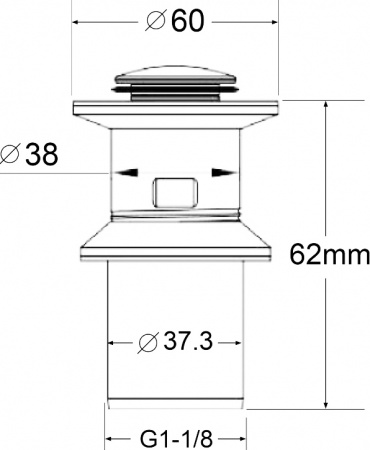������ ������ ��� �������� BelBagno BB-PCU-01-IN