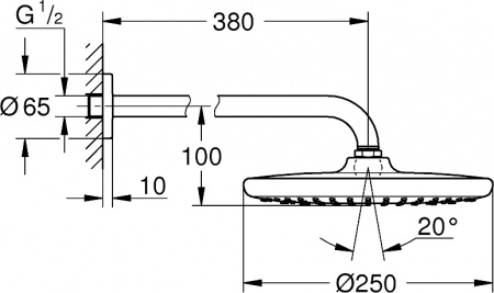   Grohe Tempesta 250 26663000