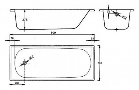 Стальная ванна BLB Europa B50ESLS Стальная ванна BLB Europa B50ESLS