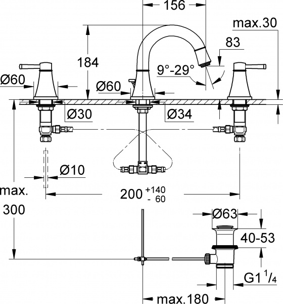  Grohe Grandera 20417000  