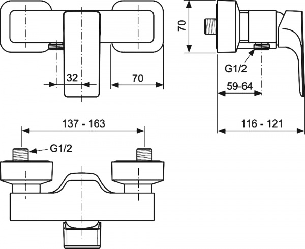  Ideal Standard Strada A5846AA  