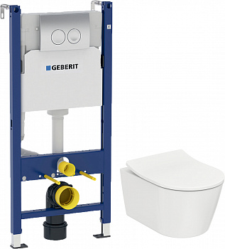    Toto RP CW552Y   + -   +  Geberit Duofix Delta 458.124.21.1 3  1   