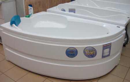 Акриловая ванна Bas Сагра 160x100 L + средство для ванн Акриловая ванна Bas Сагра 160x100 L + средство для ванн