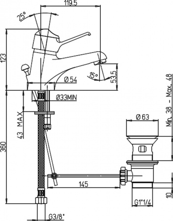  Paini Creta 30CR211R2LMKM  
