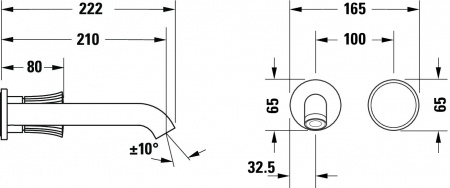  Duravit White Tulip WT1070004010  ,  