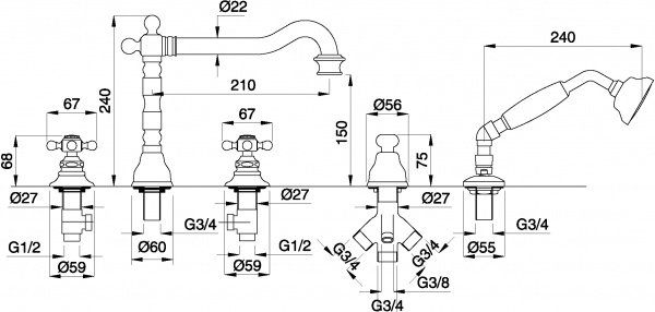 Migliore Arcadia ML.ARC-8380.BR   , 