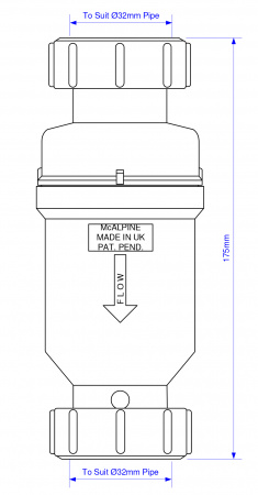    McAlpine MRNRV32C-PB