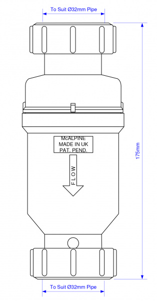    McAlpine MRNRV32C-PB