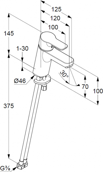  Kludi Pure&Easy 370289165  