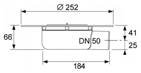    Tece TECEdrainpoint S  DN 50    (360 14 01)