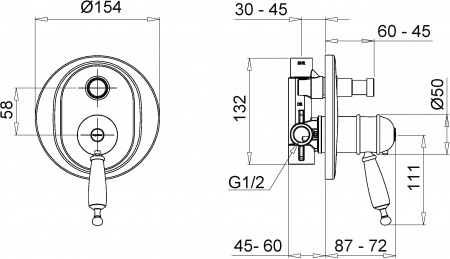  Migliore Oxford ML.OXF-6378.BI.CR   ,    , 