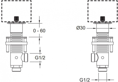  Jacob Delafon Grands Boulevards E25387-CP     , 2 