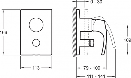  Jacob Delafon Symbol E98724-CP    