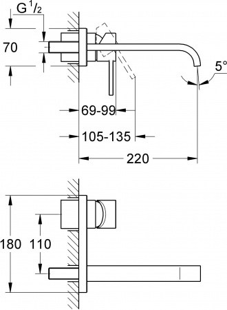  Grohe Allure 19386000  
