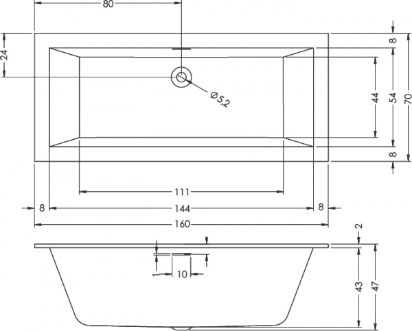   Riho Rething Cubic 16070