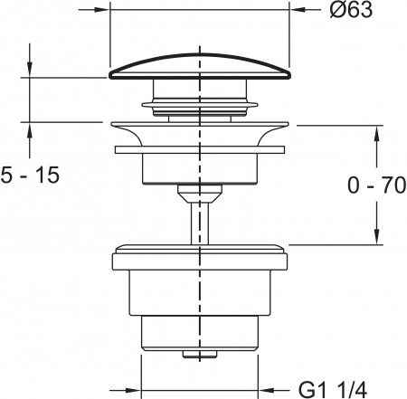 ������ ������ ��� �������� Jacob Delafon E30536-BGG