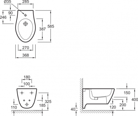  Jacob Delafon Via E1745-00