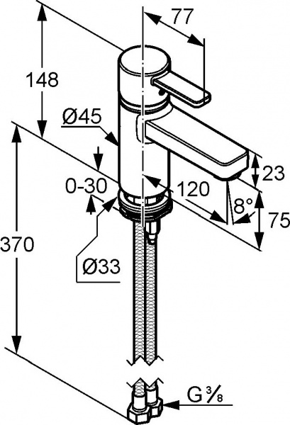  Kludi Zenta XL 382620575  