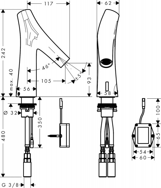  Axor Starck Organic 12172000  