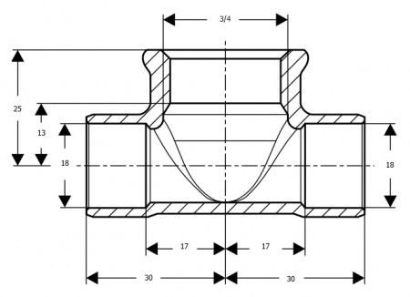 ������� Viega 94130G �� 22x3/4x22