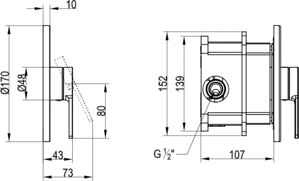  Villeroy & Boch Architectura TVS10335200061  