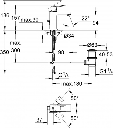 Grohe Eurocube 23127000  