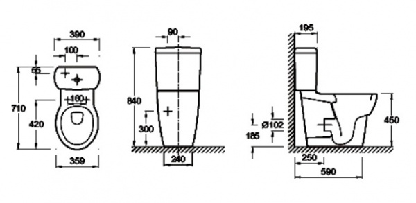 - Jacob Delafon Ove E1322 (19967W)