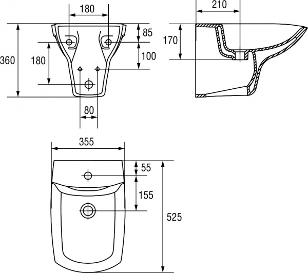   Cersanit Carina BI-CARINA-Z