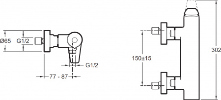  Jacob Delafon Avid E97368-CP  