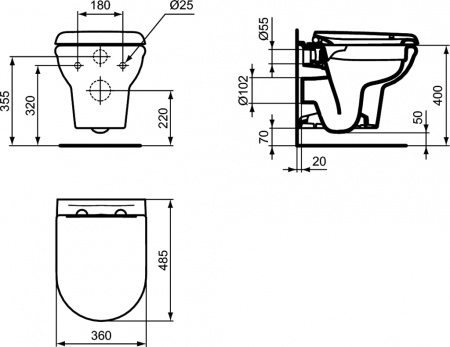 ������ ��������� Ideal Standard Exacto R002601