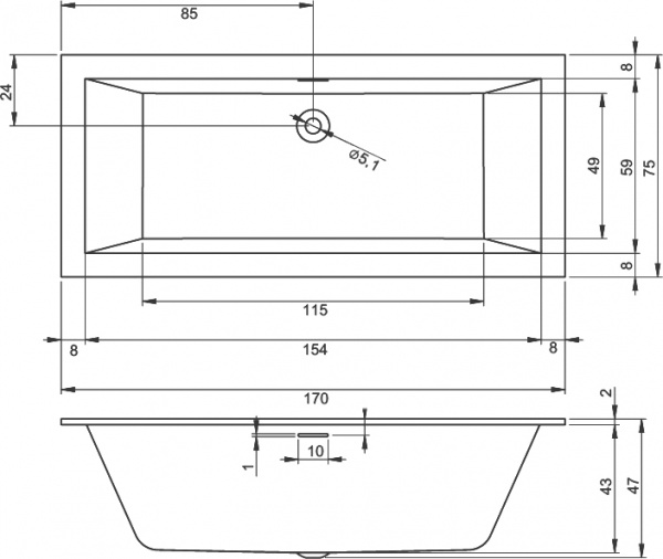   Riho Rething Cubic 17075