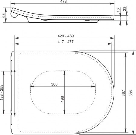 Комплект  Чаша для унитаза подвесного Toto RP CW552Y с микролифтом + TC513F + K440403 Комплект  Чаша для унитаза подвесного Toto RP CW552Y с микролифтом + TC513F + K440403