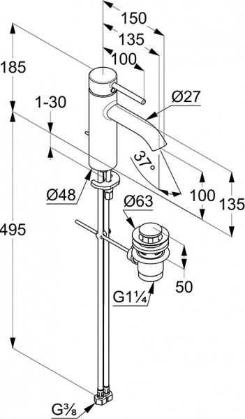  Kludi Bozz 382800576  