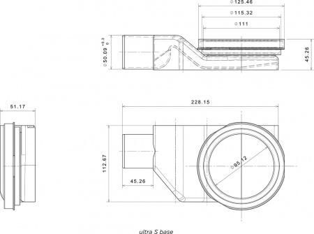 ������� ����� Pestan Confluo Premium White Glass Gold Line 300 ����� ������/������������ �����