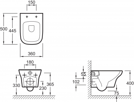 �������� Jacob Delafon Vox E21746RU-00 ������ ����