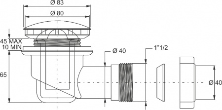    Bonomini 5890CR80B2WZ