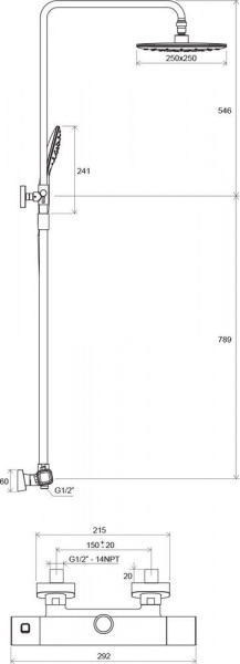 ������� ������ Ravak 10� TD 091.00/150