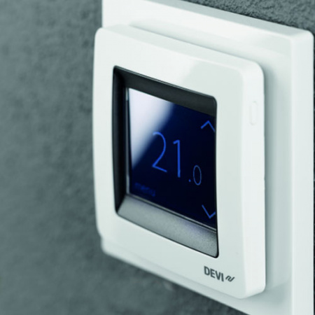 Терморегулятор Devi Touch polar white белый Терморегулятор Devi Touch polar white белый