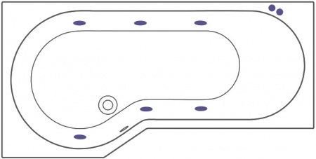   Excellent Be Spot WAEX.BSL16.SOFT 160x80 L