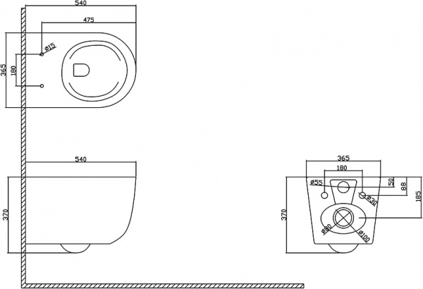 ������ ��������� Bravat Gina C21172UW-ENG ������� � �����������