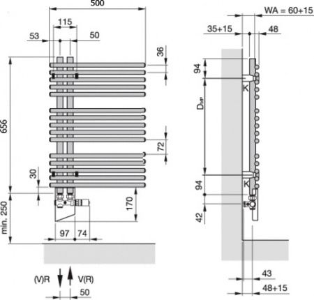   Zehnder Yucca Star YAS-070-050 
