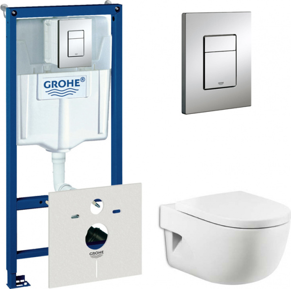 ��������  ������� ����������� ��� �������� Grohe Rapid SL 38775001 4 � 1 � ������� ����� + ���� ��� ������� ���������� Roca Meridian 346247000 + �����