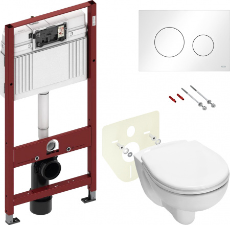 Комплект TECE Loop V04 К400600.WC1 кнопка белая Комплект TECE Loop V04 К400600.WC1 кнопка белая