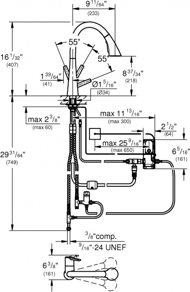  Grohe Zedra Touch 30219DC2   